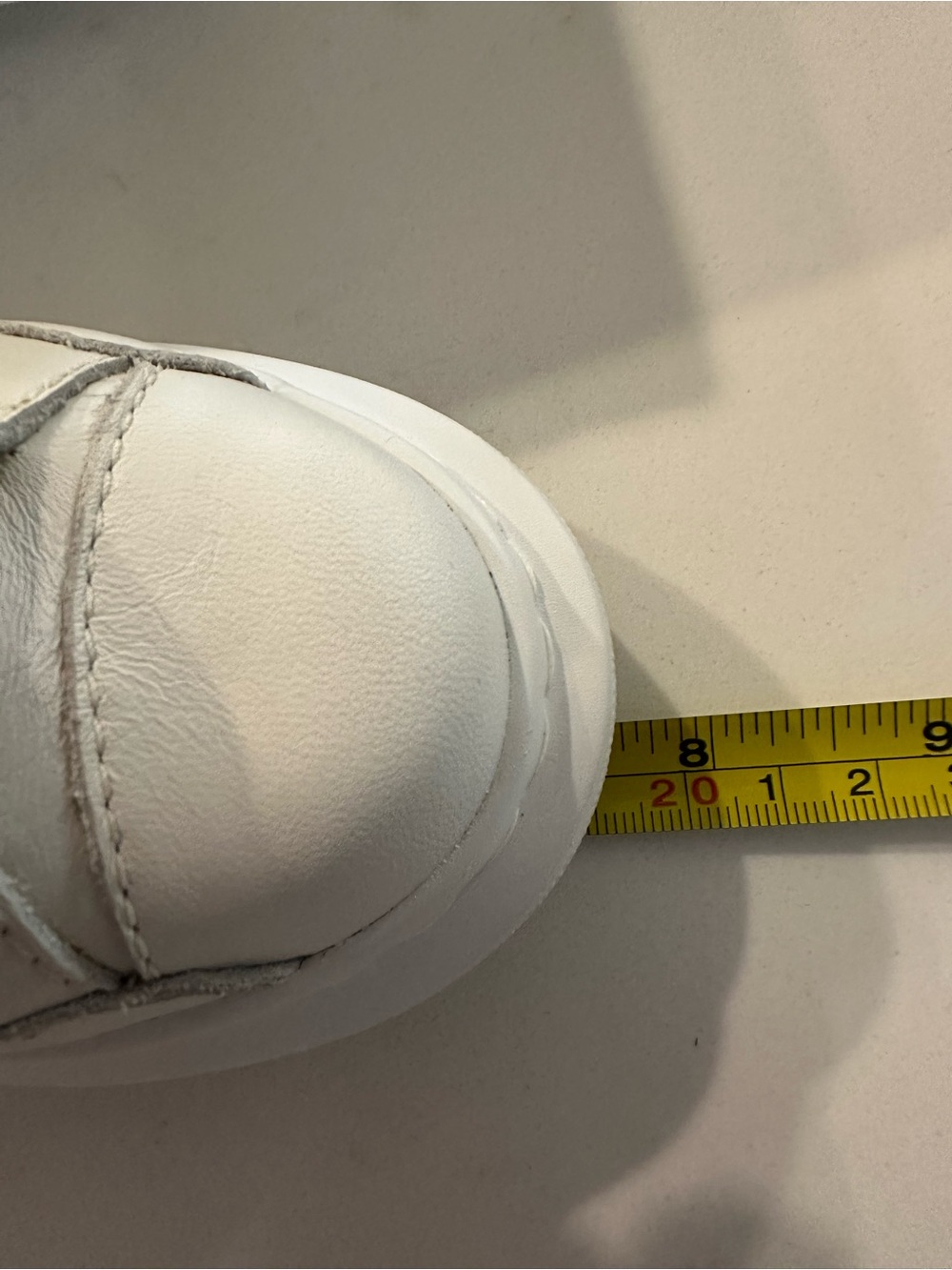 Alexander McQueen White Leather Platform Strap Sneakers for Toddlers Size EU 25 - Picture 11 of 12